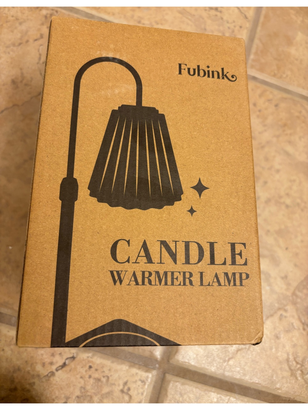 New candle warm lamp black